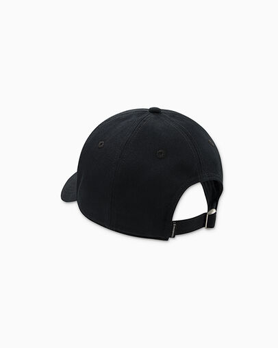 Day 1 Chuck Patch Baseball Cap BLACK, 3/4 View