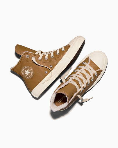 Chuck Taylor All Star Cozy Incensed/Egret/Incensed, Angled View