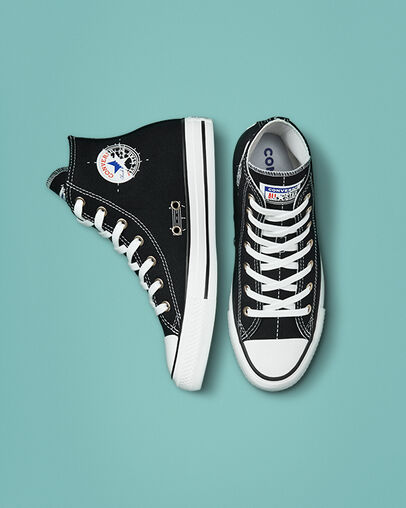 Future Utility Chuck Taylor All Star Black/University Red/White, Top and Side View