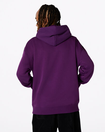 CONS Pullover Hoodie Nightfall Violet, Back View