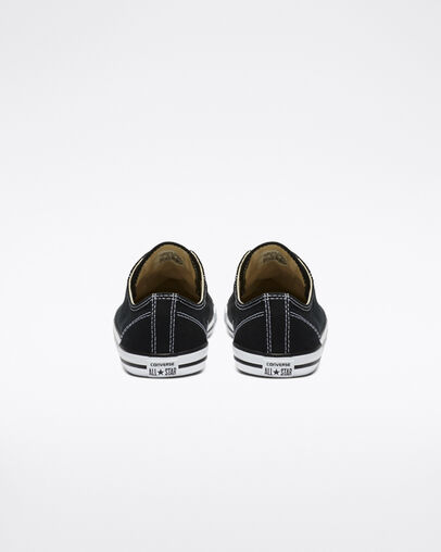 Chuck Taylor All Star Dainty Low Top Black, Detail Angle View