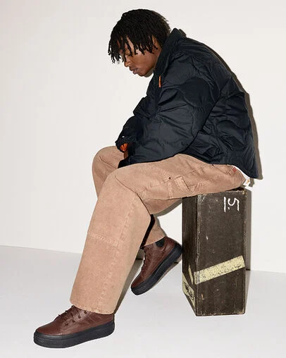 Chuck Taylor All Star Equip Waterproof Boot Totally Fudged/Totally Fudged, On Foot Shot 1