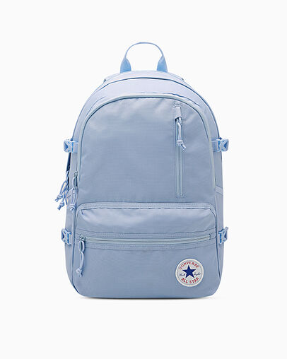 Straight Edge Backpack Blue It, Front View