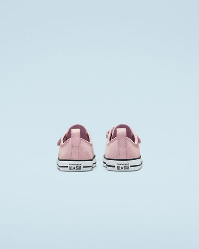 Iridescent Leather Easy-On Chuck Taylor All Star Sal del Himalaya/Blanco/Negro, Heel View