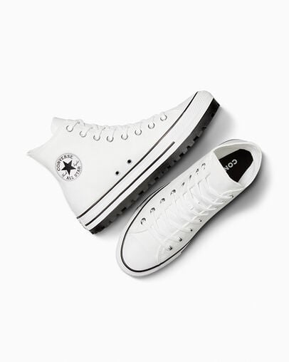 Chuck Taylor All Star City Trek Blanco/Negro/Blanco, Angled View