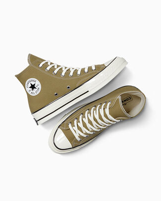 Converse Chuck 70 High-Top Shoe Canvas In Green, Size 10 - A13333C