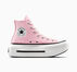 Chuck Taylor All Star Lift Double Stack Platform Canvas Calambre medusa claro/Garza