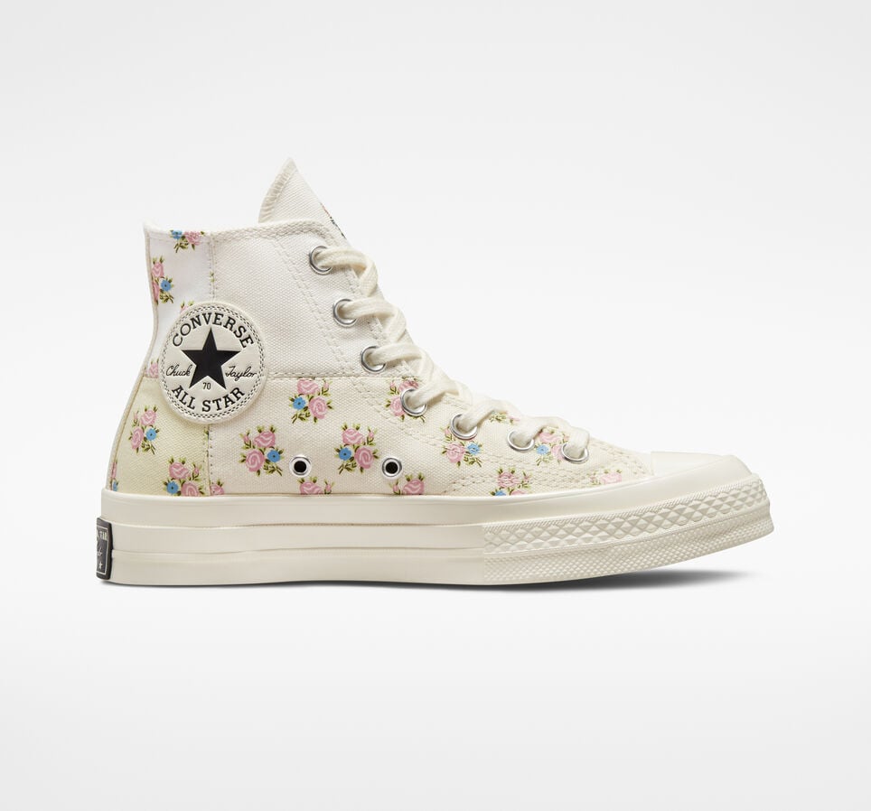 Chuck '70 Hi Floral Patchwork  Beige/rose - A05193C