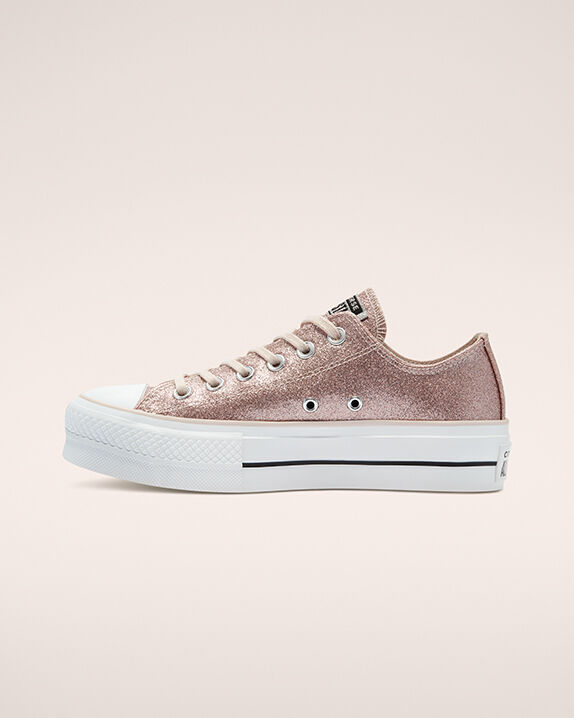 converse glitter shine platform