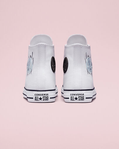 Chuck Taylor All Star Future Utility White/Black/White, Heel View