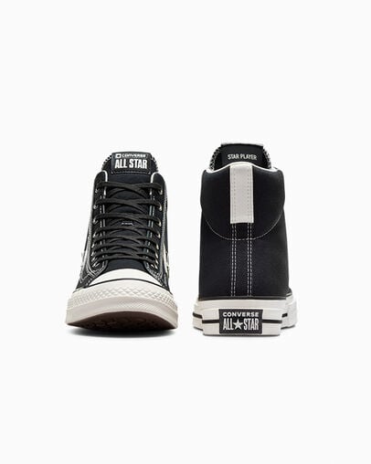 Star Player 76 Black/Vintage White, Heel View