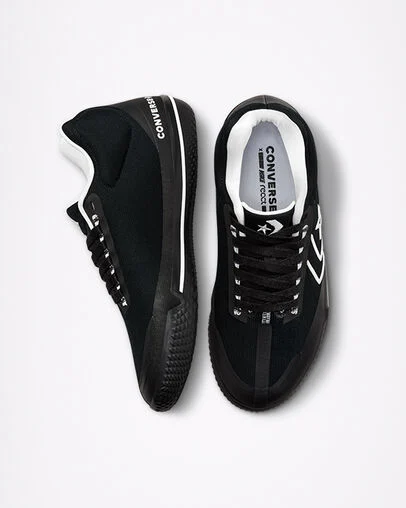 All Star BB EVO Between the Lines Black/White/Black, Top and Side View