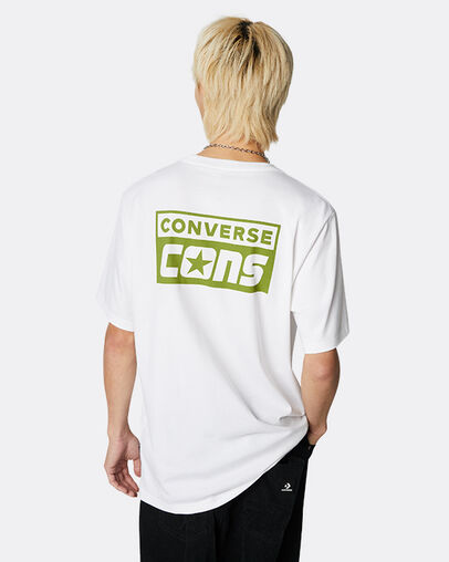 Camiseta CONS Graphic Blanco, Back View
