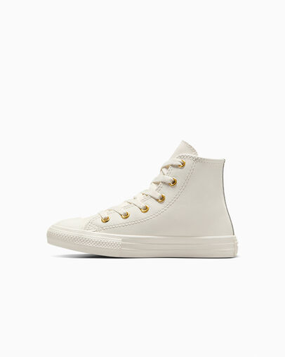 Chuck Taylor All Star Gold Luxe Egret/Metallic Light Gold, Inner Side View