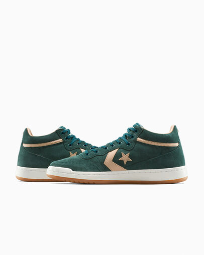 CONS Fastbreak Pro Nubuck Rubber Plant/Vachetta Beige, Detail Angle View