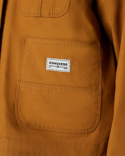 Utility Coat Dark Soba, Detail View