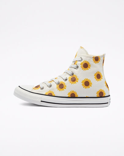 Chuck Taylor All Star Summer Spirit Egret/Clove Brown/Amarillo, Inner Side View