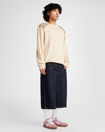 All Star Classic Trainer Suede Cliffside Rose/White/Gum, On Foot Shot 1