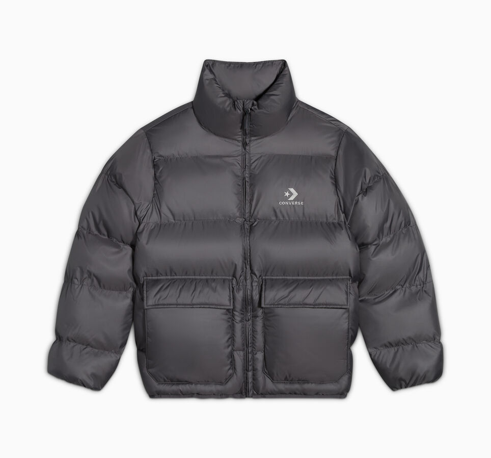 Pocket Puffer Jacket Dark Matter