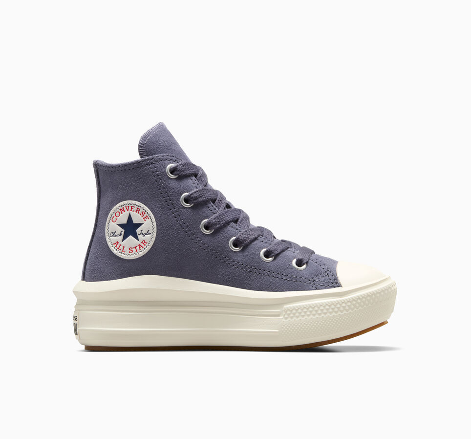 Chuck Taylor All Star Move Platform Suede Lavender Ash/Egret