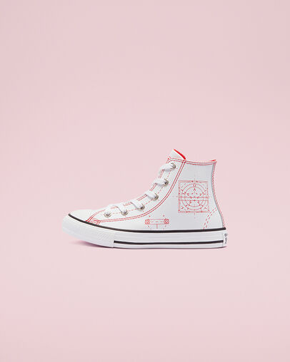 Chuck Taylor All Star Future Utility White/University Red/Black, Inner Side View