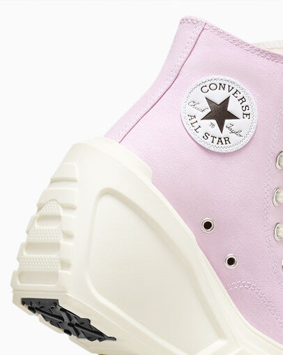 Chuck 70 De Luxe Wedge Polvo de estrellas lila/Garza/Negro, Detail Angle View