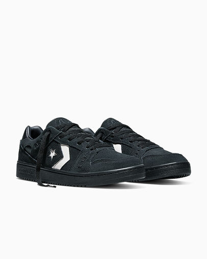 CONS AS-1 Pro Suede Black/Vintage White/Black, Top and Side View