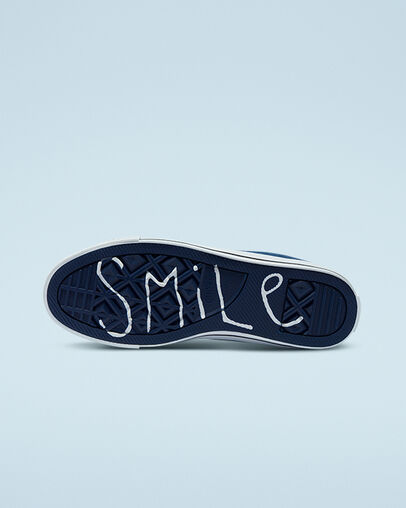 CONS One Star Pro Mid - Ben Raemers Foundation Navy/White/Black, Detail Angle View