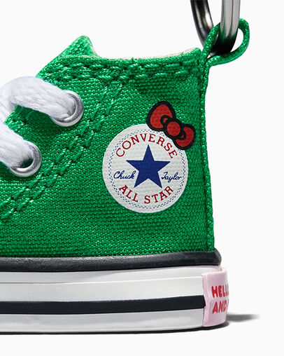 Converse x Hello Kitty And Friends Chuck Taylor All Star Keychain Green/White/Black, 3/4 View