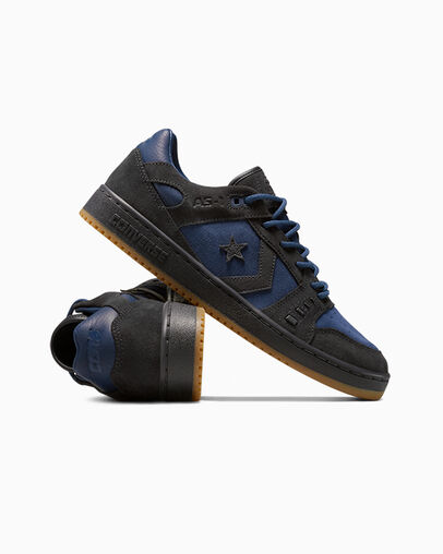 CONS AS-1 Pro Suede Midnight Navy/Nightfall Grey, Detail Angle View