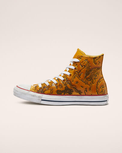 Chuck Taylor All Star Zodiac Leather Mustard Zodiac, Inner Side View