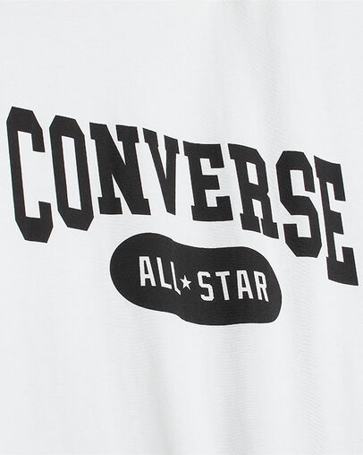 Retro Logo T-Shirt White, Full Body View