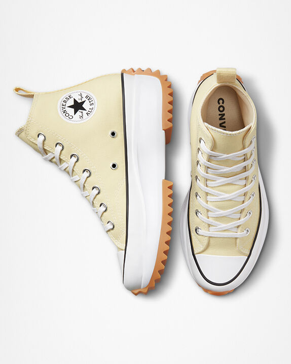 converse trainers yellow