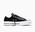 Chuck Taylor All Star Platform Clean Leather Noir/Noir/Blanc