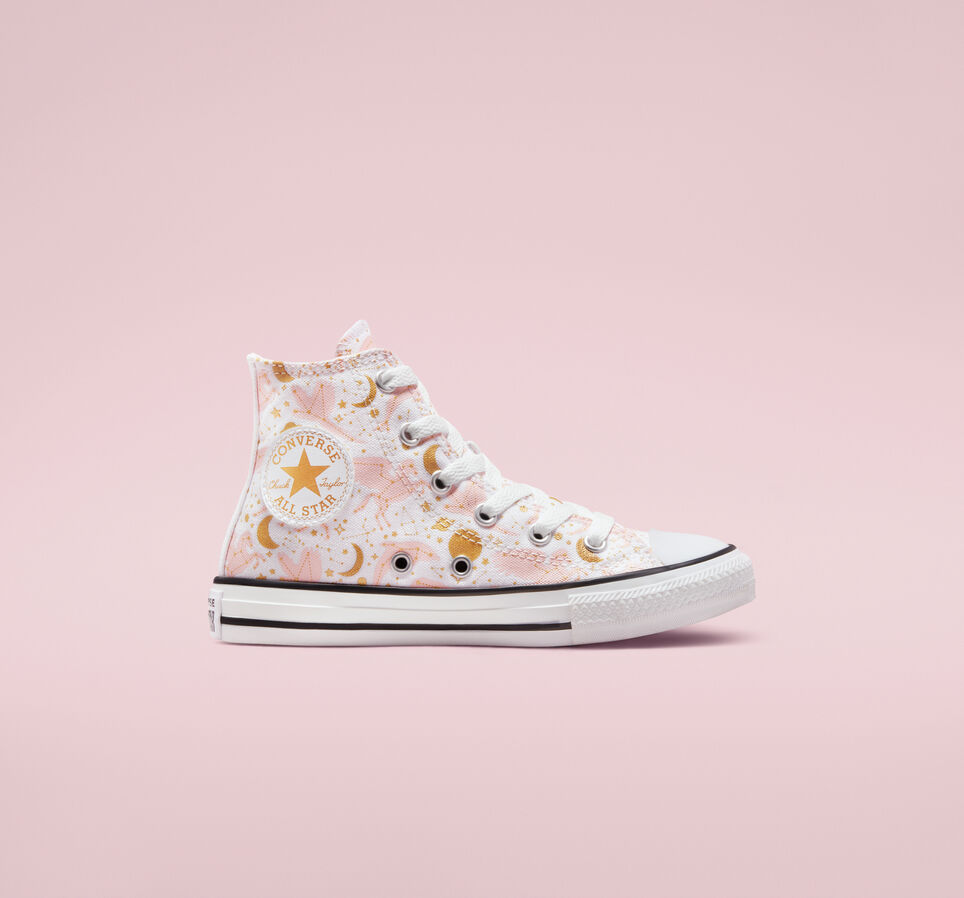 Chuck Taylor All Star Constellations White/Storm Pink/Gold