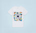 Sneaker Print Chuck Taylor Patch T-Shirt Bianco