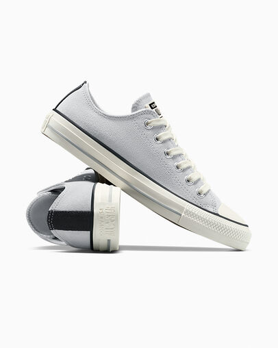 Chuck Taylor All Star Contrast Suede Grey Area/Total Eclipse/Egret, Detail Angle View