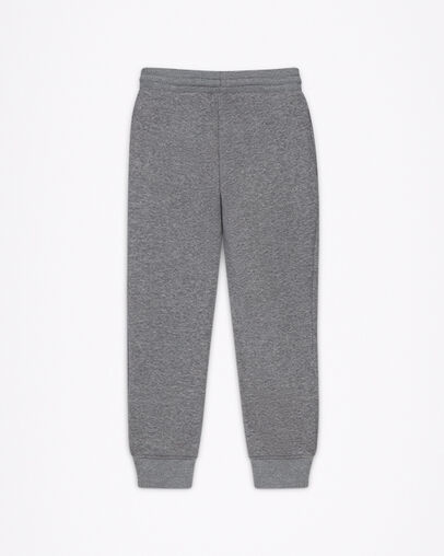 Jogger de felpa Gris jaspeado oscuro, Back View