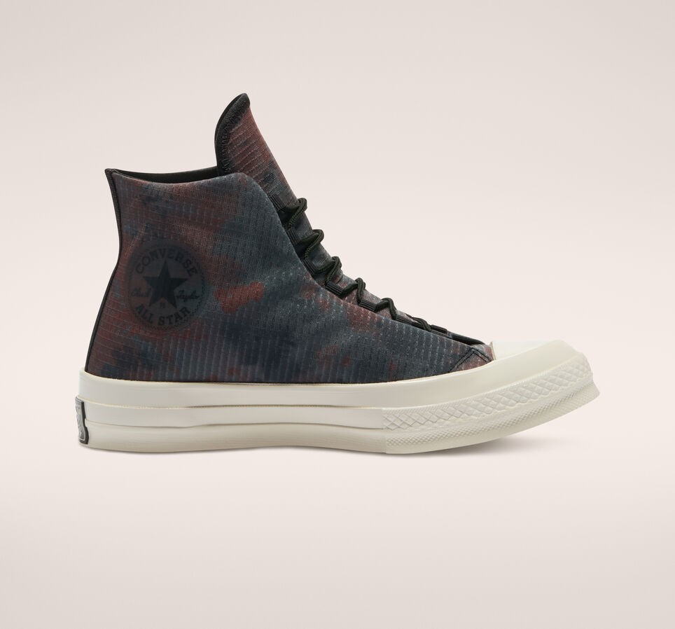 Chuck 70 Washed Florals Black/Terracotta Pink