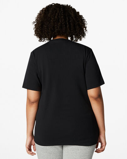 Converse Go-To Chuck Taylor Classic Patch T-shirt met standaardpasvorm Black, Full Body View