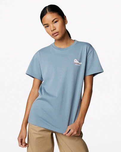 Chuck Taylor High Top Graphic T-Shirt Indigo Oxide, Front View