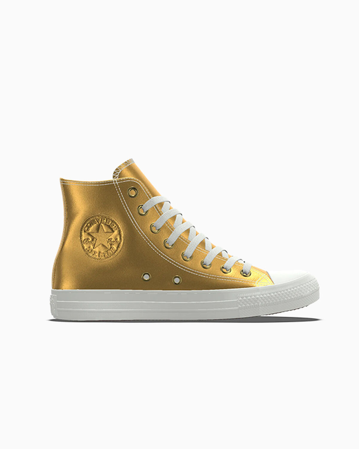 Custom Chuck Taylor All Star Leather By You Gold - 156574CFA25_gold_COC