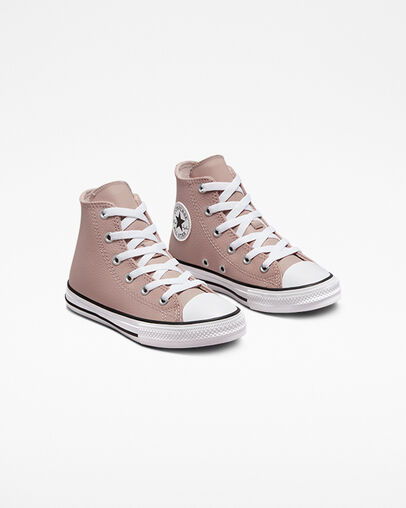 Chuck Taylor All Star Counter Climate Leather Stone Mauve/White/Black, Angled View
