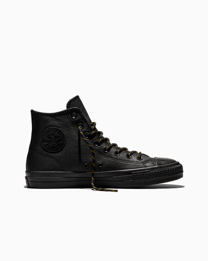 Converse CONS CTAS Pro Leather Black/Yellow/Total Eclipse — foto 4