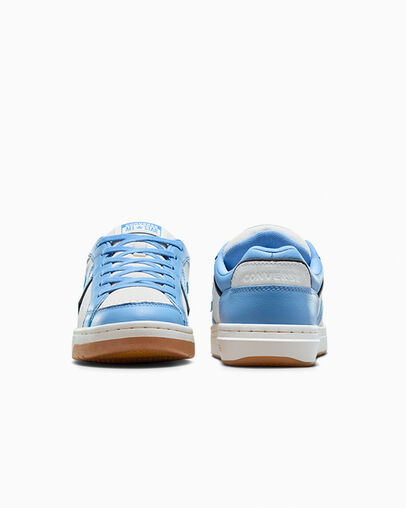 Pro Blaze Classic Leather & Suede Garza/Cielo abierto/Marfil natural, Heel View