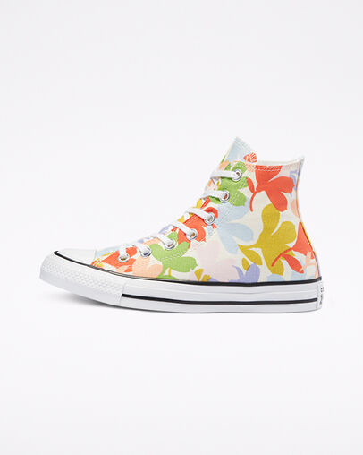Chuck Taylor All Star Floral Egret/Black/White, Inner Side View