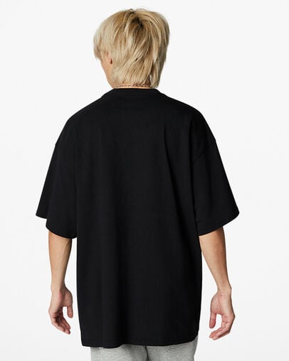 Converse College Graphic T-Shirt Black, Back View