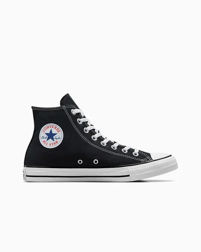 Chuck Taylor All Star Canvas Black, Outer Side View