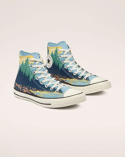 Chuck Taylor All Star The Great Outdoors Sea Salt Blue/Egret, Angled View
