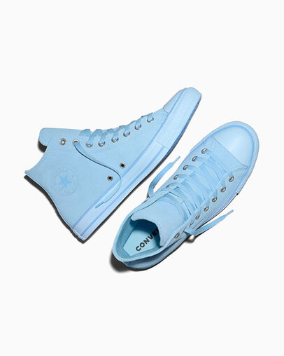 Chuck Taylor All Star Suede True Sky/Lt. Blue/True Sky, Angled View